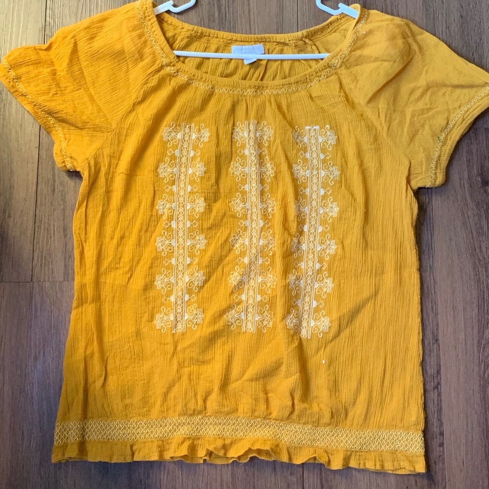 Yellow shirt